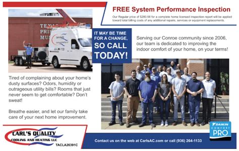 carl's quality cooling & heating